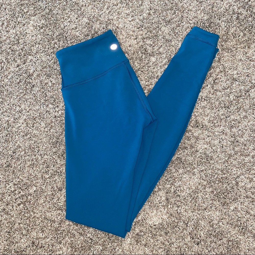 Reversible blue Lululemon leggings